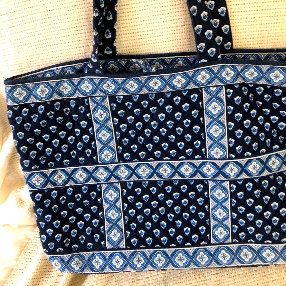 Vera Bradley cotton tote. 12X14